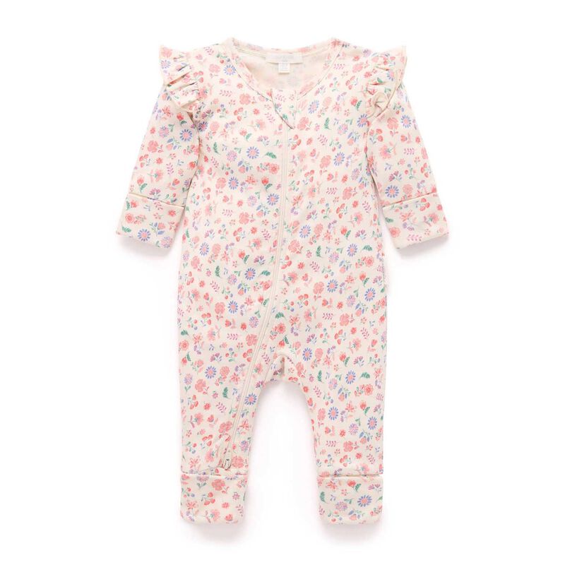 Purebaby Printed Zip Growsuit image number 0